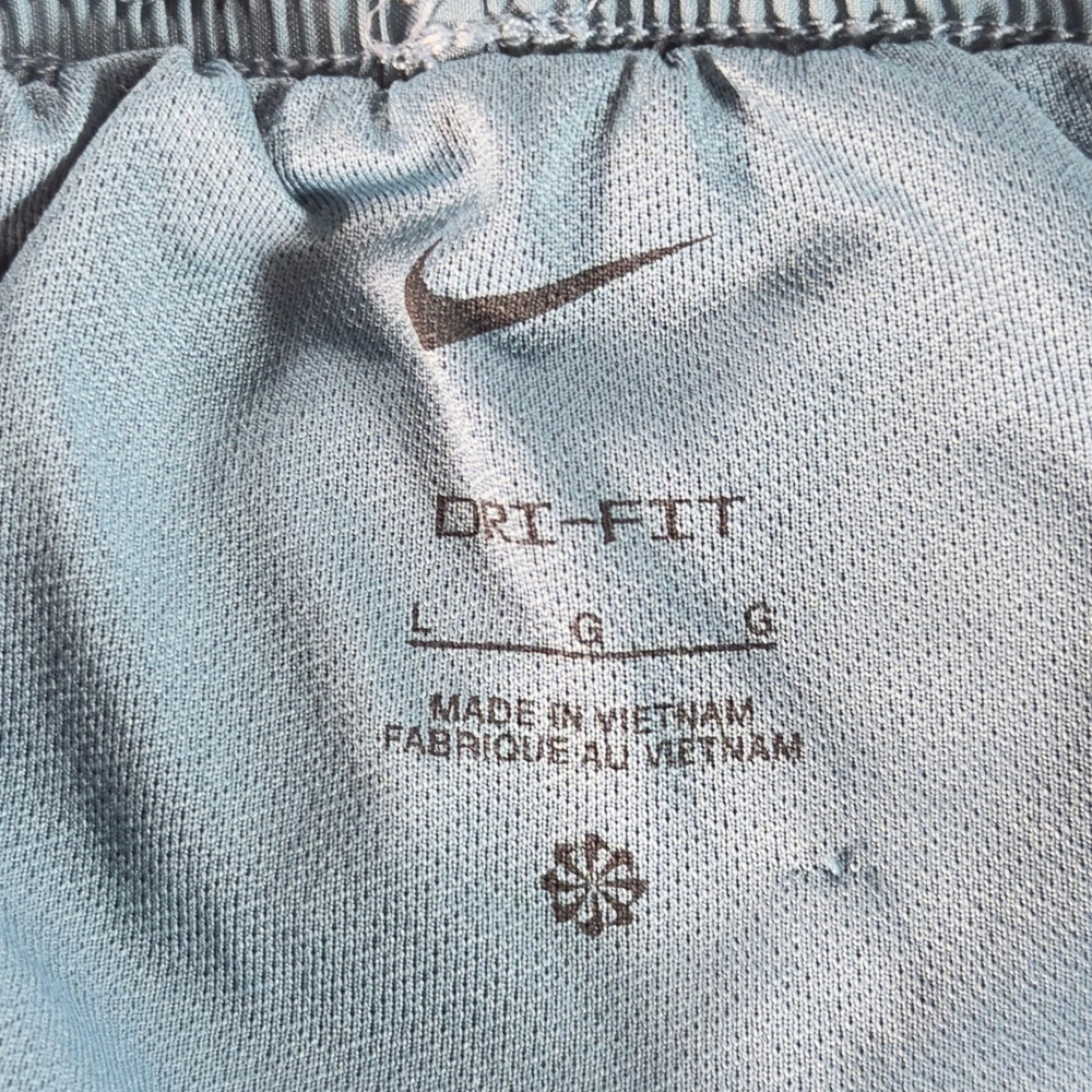 Nike Dry-fit Women's Blue Athletic Shorts. Size Latge - Picture 2 of 4